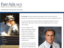 Tablet Screenshot of neurological-surgeon.com